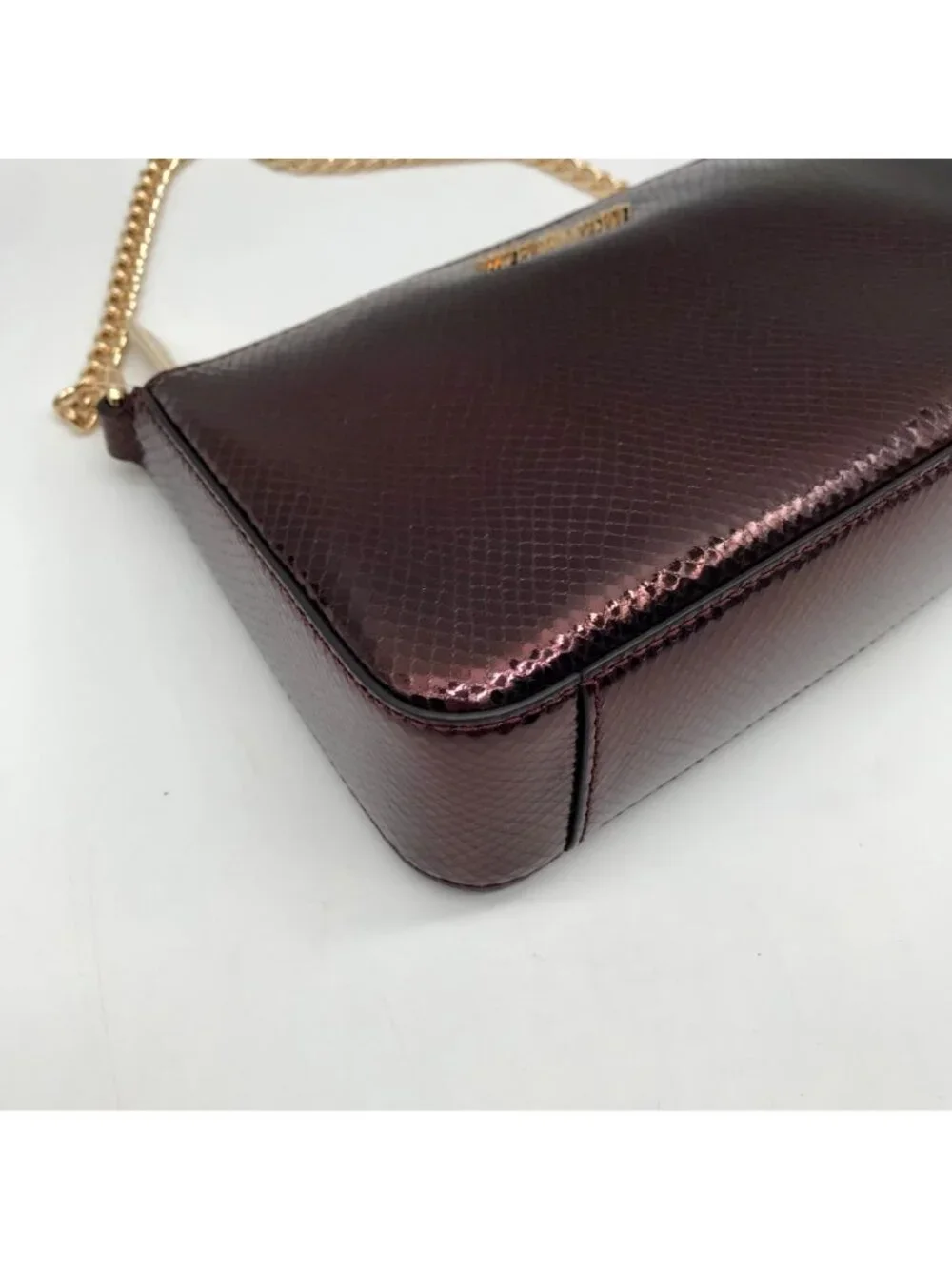 Michael Kors Oxblood Rouge Sombre Leather Shoulder Bag Gift Set